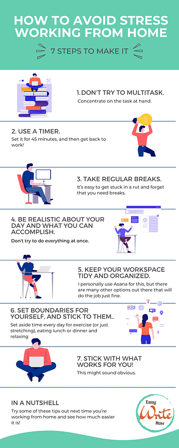 How to Avoid Stress Working From Home